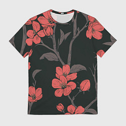 Футболка мужская САКУРА, цвет: 3D-принт