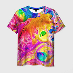 Футболка мужская TIE DYE, цвет: 3D-принт
