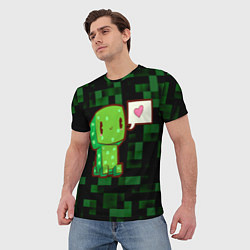 Футболка мужская Minecraft Creeper, цвет: 3D-принт — фото 2