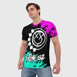 Футболка мужская Blink-182 5, цвет: 3D-принт — фото 2