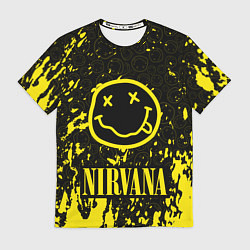 Футболка мужская NIRVANA, цвет: 3D-принт