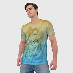 Футболка мужская Hayao Miyazaki, цвет: 3D-принт — фото 2