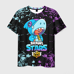 Футболка мужская Brawl Stars Leon Shark, цвет: 3D-принт