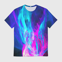 Футболка мужская НЕОНОВЫЕ КРАСКИ, цвет: 3D-принт
