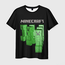 Футболка мужская MINECRAFT CREEPER, цвет: 3D-принт