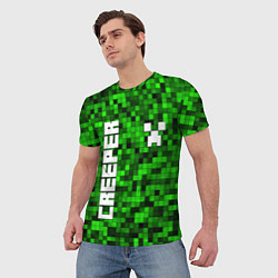 Футболка мужская MINECRAFT CREEPER, цвет: 3D-принт — фото 2