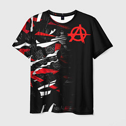 Футболка мужская Анархия, цвет: 3D-принт