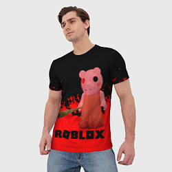 Футболка мужская Roblox Piggy, цвет: 3D-принт — фото 2