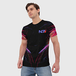 Футболка мужская N7 Neon Style, цвет: 3D-принт — фото 2