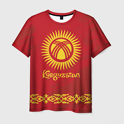 Футболка мужская Киргизия, цвет: 3D-принт