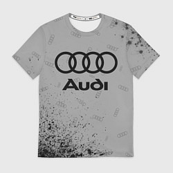 Футболка мужская AUDI АУДИ, цвет: 3D-принт