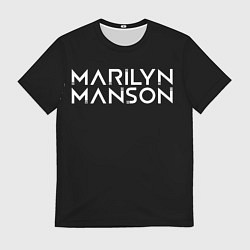 Футболка мужская Marilyn Manson, цвет: 3D-принт