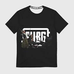 Футболка мужская PUBG, цвет: 3D-принт