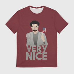 Футболка мужская Борат, цвет: 3D-принт