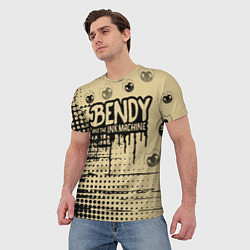 Футболка мужская BENDY AND THE INK MACHINE, цвет: 3D-принт — фото 2