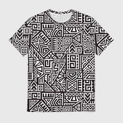 Футболка мужская Геометрия, цвет: 3D-принт