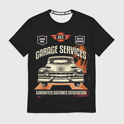 Футболка мужская Гаражный сервис, цвет: 3D-принт