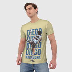 Футболка мужская Diego Diego, цвет: 3D-принт — фото 2