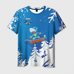 Футболка мужская Brawl Stars Snowboarding, цвет: 3D-принт