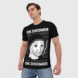Футболка мужская OK DOOMER, цвет: 3D-принт — фото 2