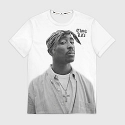 Футболка мужская 2pac Thug Life, цвет: 3D-принт
