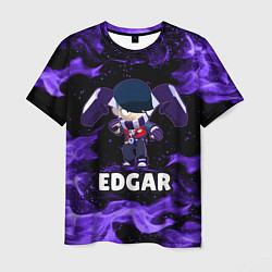 Футболка мужская BRAWL STARS EDGAR, цвет: 3D-принт