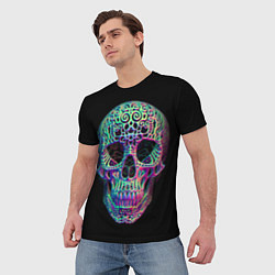 Футболка мужская 3D Skull, цвет: 3D-принт — фото 2