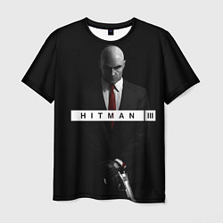 Футболка мужская Hitman 3, цвет: 3D-принт