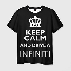 Футболка мужская Drive a INFINITI!, цвет: 3D-принт