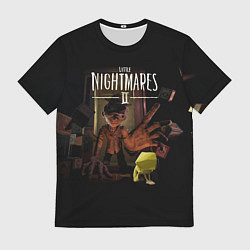 Футболка мужская Little Nightmares 2 сторож, цвет: 3D-принт