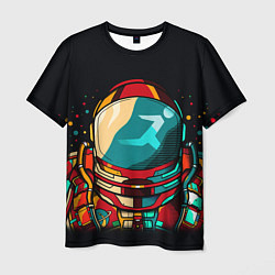 Футболка мужская Яркий Астронавт, цвет: 3D-принт