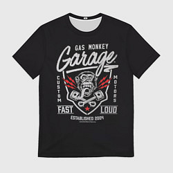 Футболка мужская Gas Monkey Garage, цвет: 3D-принт