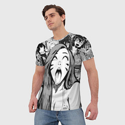 Футболка мужская Belle Delphine Ahegao, цвет: 3D-принт — фото 2