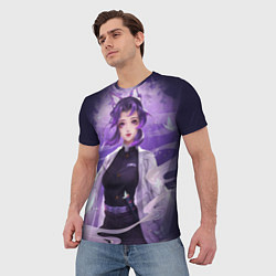 Футболка мужская КЛИНОК РАССЕКАЮЩИЙ ДЕМОНОВ, цвет: 3D-принт — фото 2