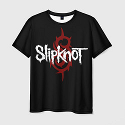 Футболка мужская Slipknot Надпись, цвет: 3D-принт
