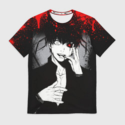 Футболка мужская ТОКИЙСКИЙ ГУЛЬ TOKYO GHOUL, цвет: 3D-принт