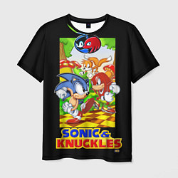 Футболка мужская Sonic&Knuckles, цвет: 3D-принт