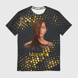 Футболка мужская Manizha Gold Black, цвет: 3D-принт