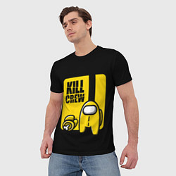 Футболка мужская Among Us Kill Bill, цвет: 3D-принт — фото 2