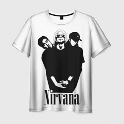 Футболка мужская Nirvana Группа, цвет: 3D-принт