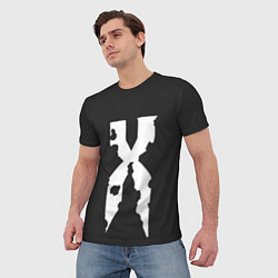 Футболка мужская The X, цвет: 3D-принт — фото 2