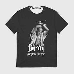 Футболка мужская Rest in Peace Legend DMX, цвет: 3D-принт