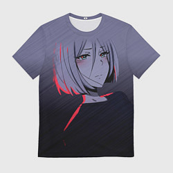 Футболка мужская Аниме Грустная, цвет: 3D-принт