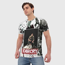 Футболка мужская FARCRY WOLF, цвет: 3D-принт — фото 2