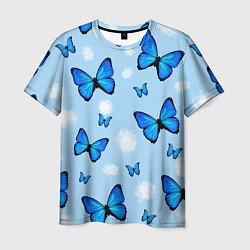 Футболка мужская Бабочки Моргенштерна, цвет: 3D-принт