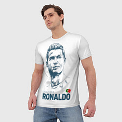 Футболка мужская Криштиану Роналду ФК Ювентус, цвет: 3D-принт — фото 2