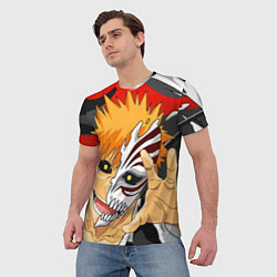 Футболка мужская Bleach, Ичиго Куросаки, цвет: 3D-принт — фото 2