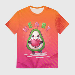 Футболка мужская Heart, цвет: 3D-принт