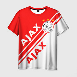 Футболка мужская FC AJAX AMSTERDAM ФК АЯКС, цвет: 3D-принт
