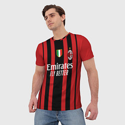 Футболка мужская Ибрагимович Милан 20212022, цвет: 3D-принт — фото 2